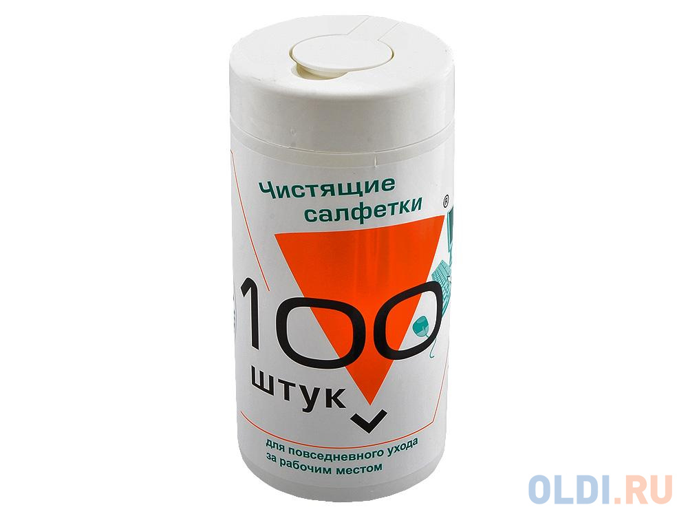 Салфетки для комп. техники в банке, 100 шт, Konoos KBU-100