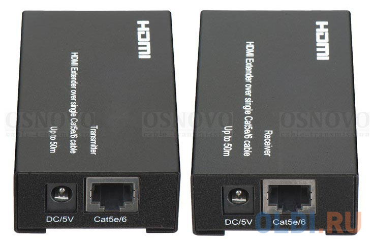 Комплект для передачи HDMI-сигналов Osnovo TA-Hi/1+RA-Hi/1