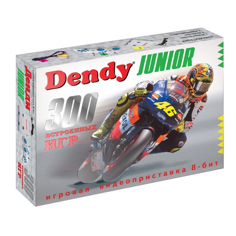 Игровая приставка Dendy Junior (300 встроенных игр)