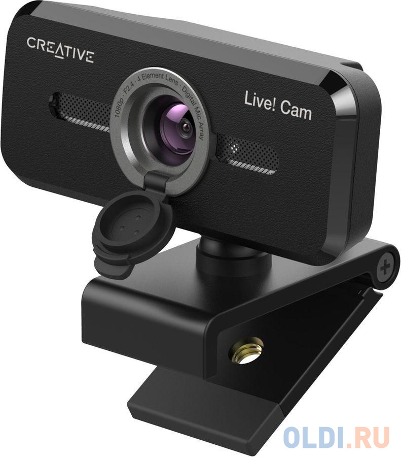 Камера Web Creative Live! Cam SYNC 1080P V2 черный 2Mpix (1920x1080) USB2.0 с микрофоном в Москвe