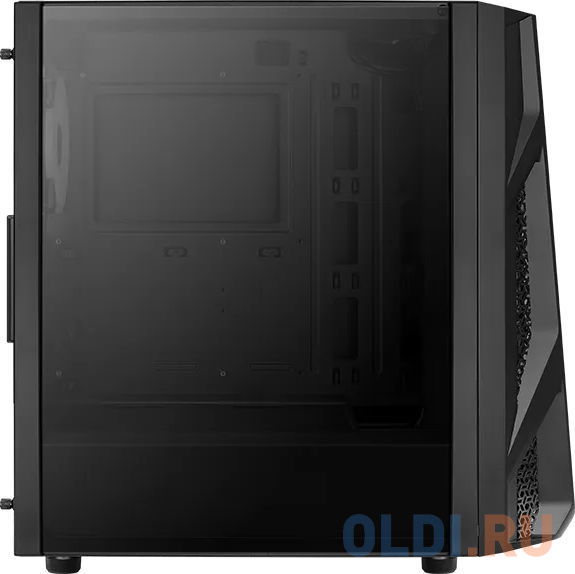 Корпус ATX Aerocool AirHawk Duo-G-BK-v1 Без БП чёрный ACCM-PB19033.11 в Москвe