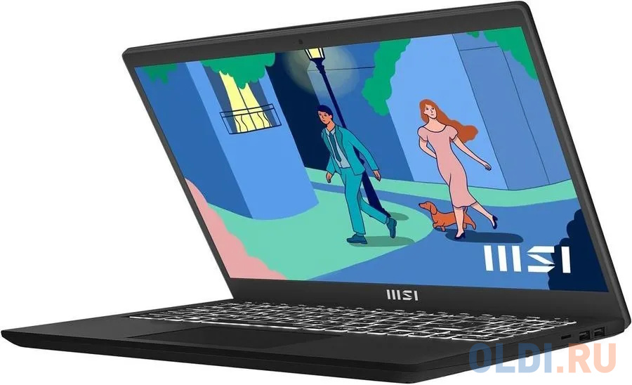 Ноутбук MSI Modern 15 B12HW-002XRU 15.6" 1920x1080 Intel Core i5-1235U SSD 512 Gb 8Gb WiFi (802.11 b/g/n/ac/ax) Bluetooth 5.2 Arc A370M 4096 Мб ч