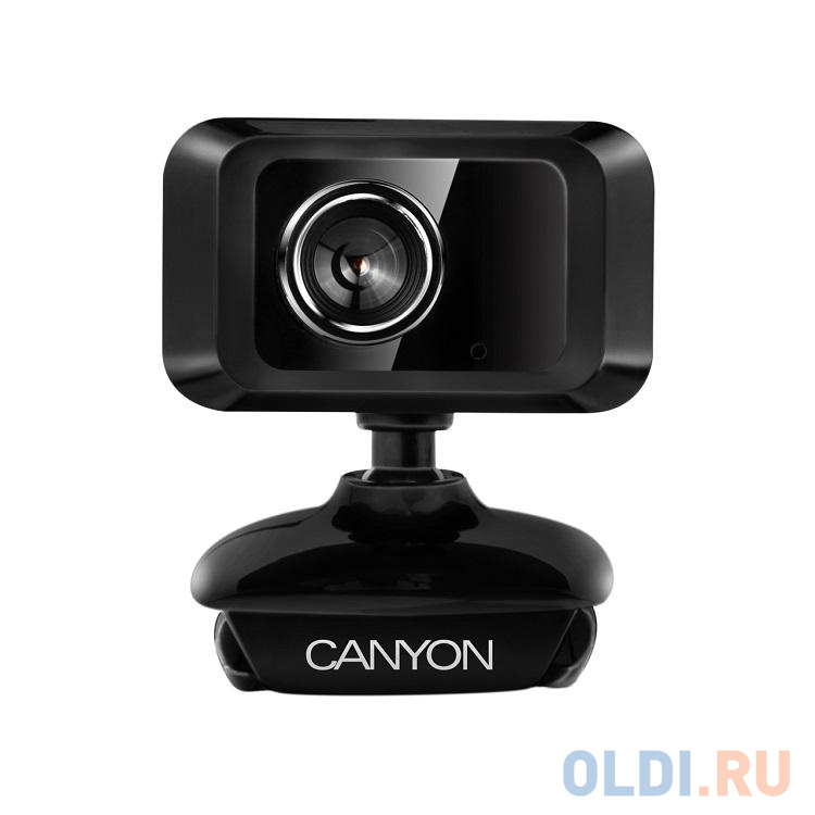 Веб-камера CANYON CNE-CWC1 Enhanced 1.3 Megapixels resolution webcam with USB2.0 connector черный в Москвe