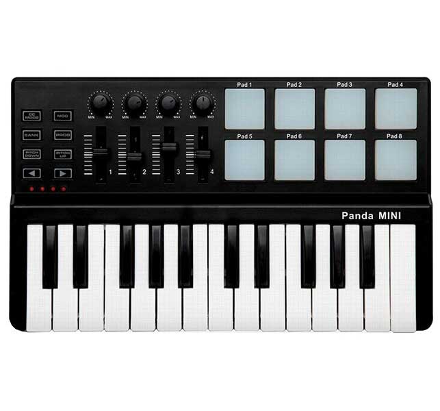 Контроллер MIDI LAudio PandaminiC 25 клавиш чёрный