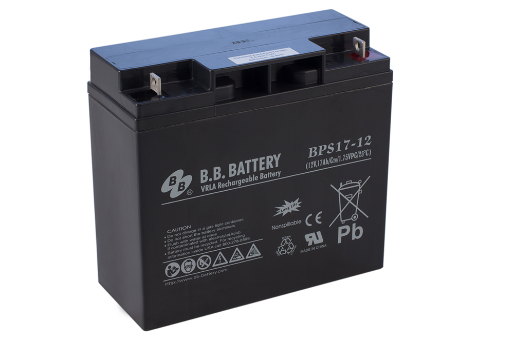 Аккумуляторная батарея для ИБП B.B.Battery BPS 17-12, 12V, 17Ah
