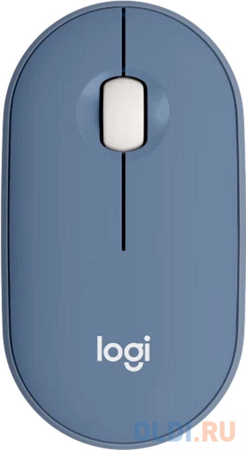 Мышь/ Logitech M350 Pebble Bluetooth Mouse - BLUEBERRY