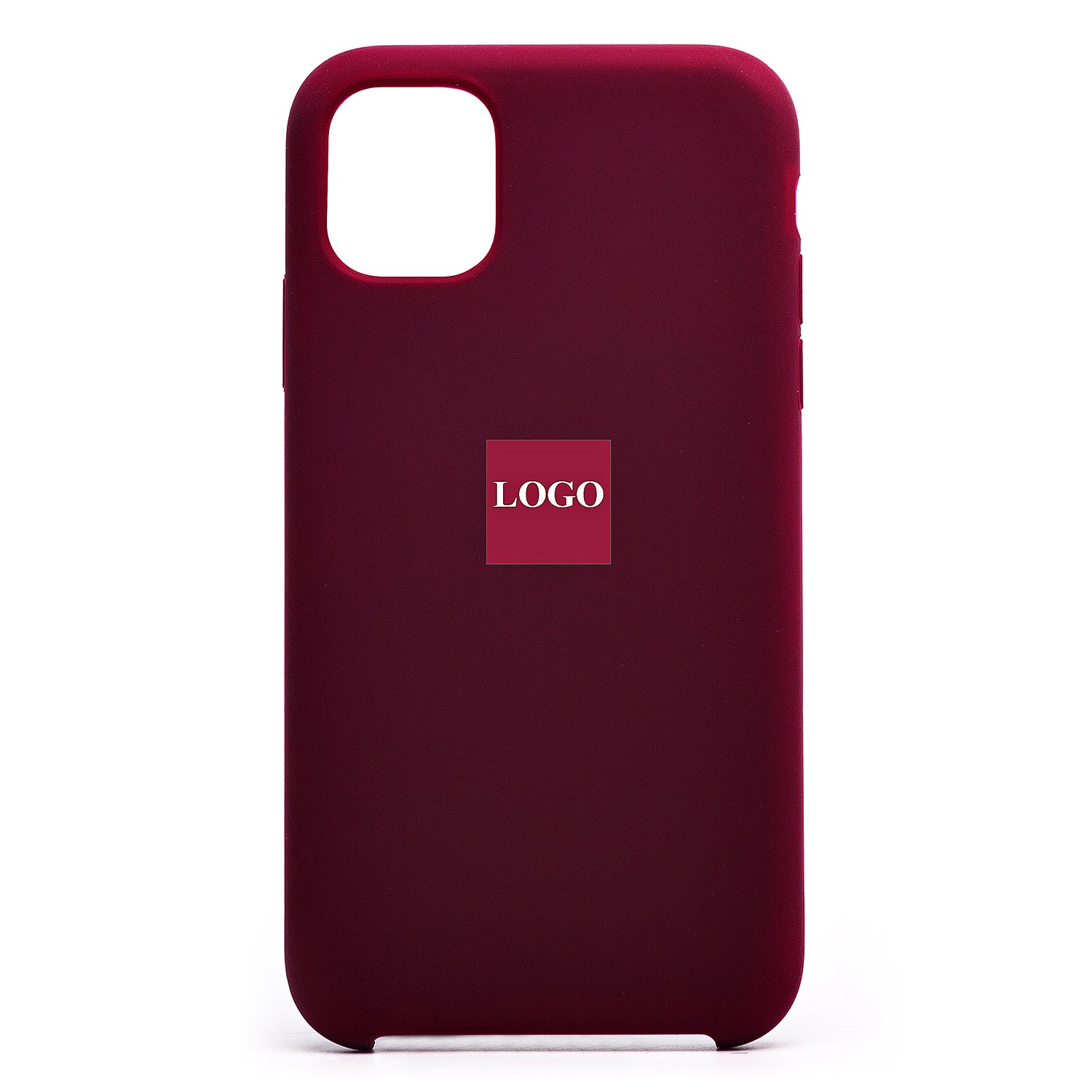 Чехол-накладка ORG Soft Touch для смартфона Apple iPhone 11, силикон, бордовый (120281)
