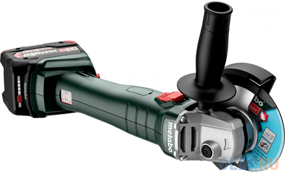 Углошлифовальная машина Metabo W 18 L 9-125 8500об/мин рез.шпин.:M14 d=125мм жестк.кейс (602247510)