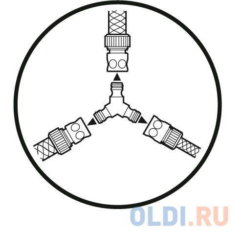Тройник Gardena 02934-29.000.00
