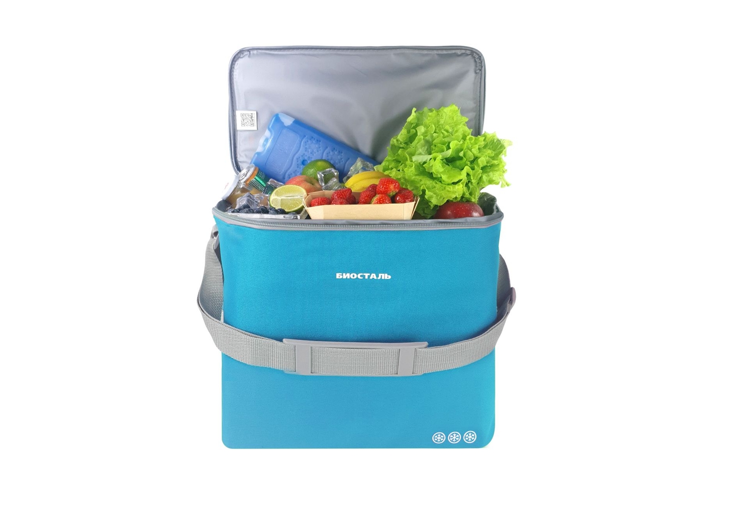 Термосумка (сумка-холодильник) Biostal Кантри (30 л.), синяя