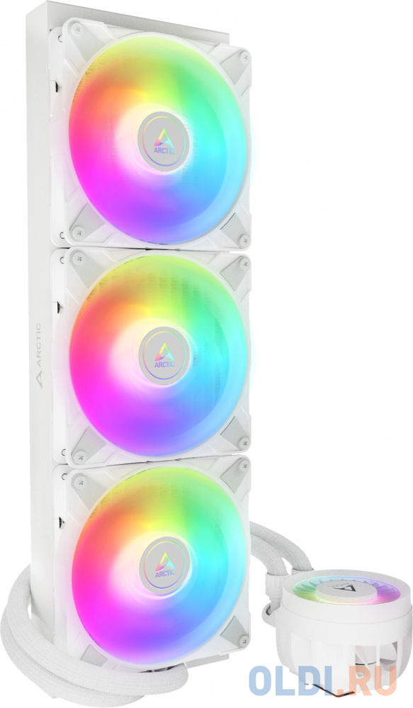 Жидкостная система охлаждения Arctic Cooling Arctic Liquid Freezer III-420 A-RGB White Multi Compatible All-In-One CPU Water Cooler  (ACFRE00153A) в Москвe