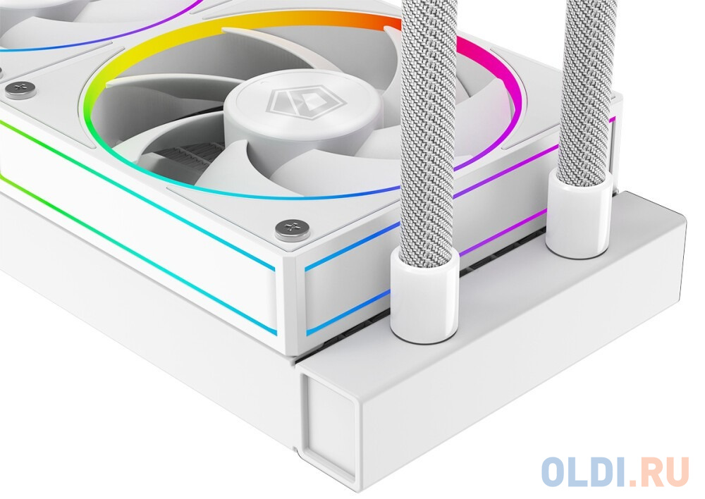 Система водяного охлаждения ID-Cooling SL360 WHITE Soc-AM5/AM4/1151/1200/2066/1700 4-pin 14-30dB Al+Cu 350W LED Ret