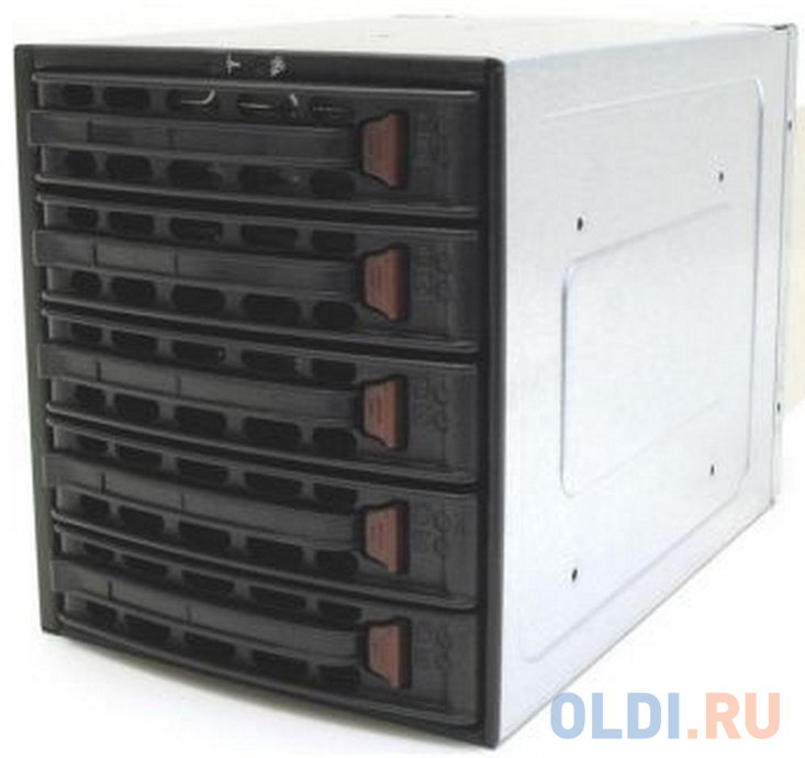 Корзина для жестких дисков Supermicro CSE-M35TQB 5x 3.5" Hot-swap в 3 отсека 5,25" для корпусов CSE-743/745/747/748