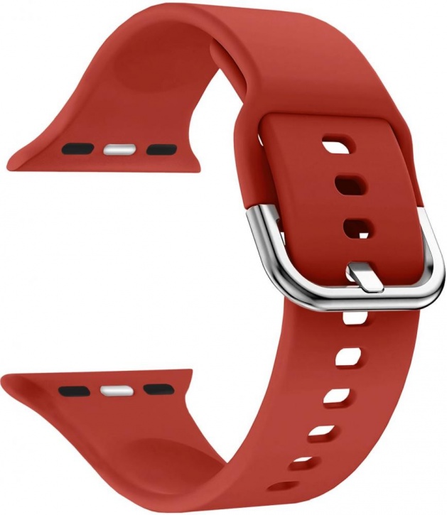 Ремешок Lyambda Avior для Apple Watch, силикон, красный (DSJ-17-40-RD)