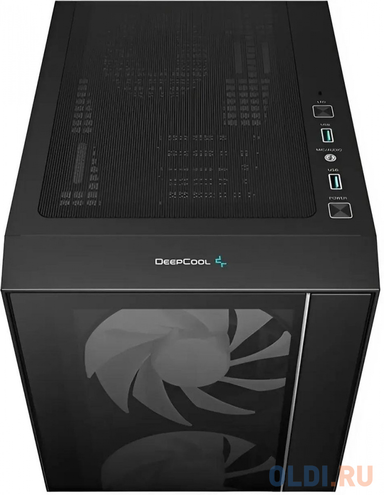 Корпус Deepcool Matrexx 55 V4 черный без БП ATX 7x120mm 2x140mm 2xUSB3.0 audio bott PSU