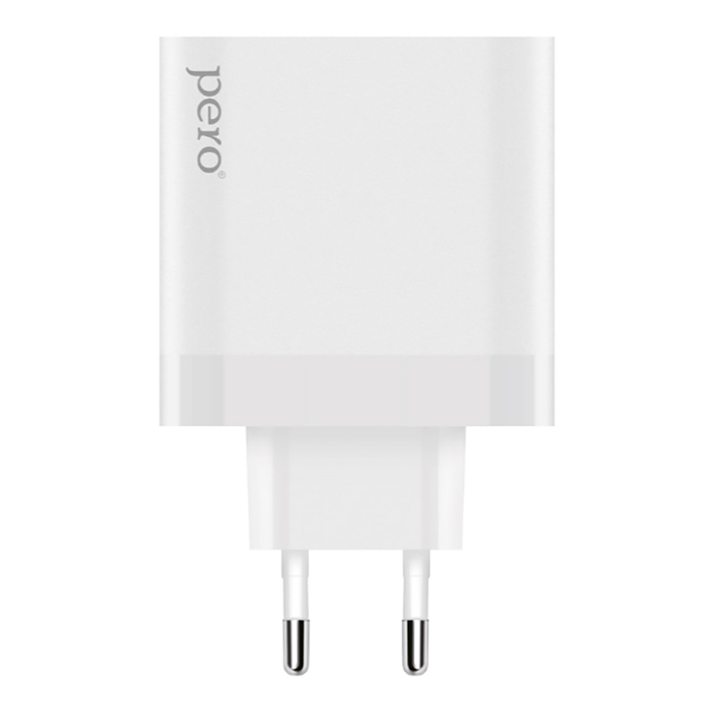 Зарядное устройство Pero TC16 GaN USB-C PD 65W White TC16W в Москвe