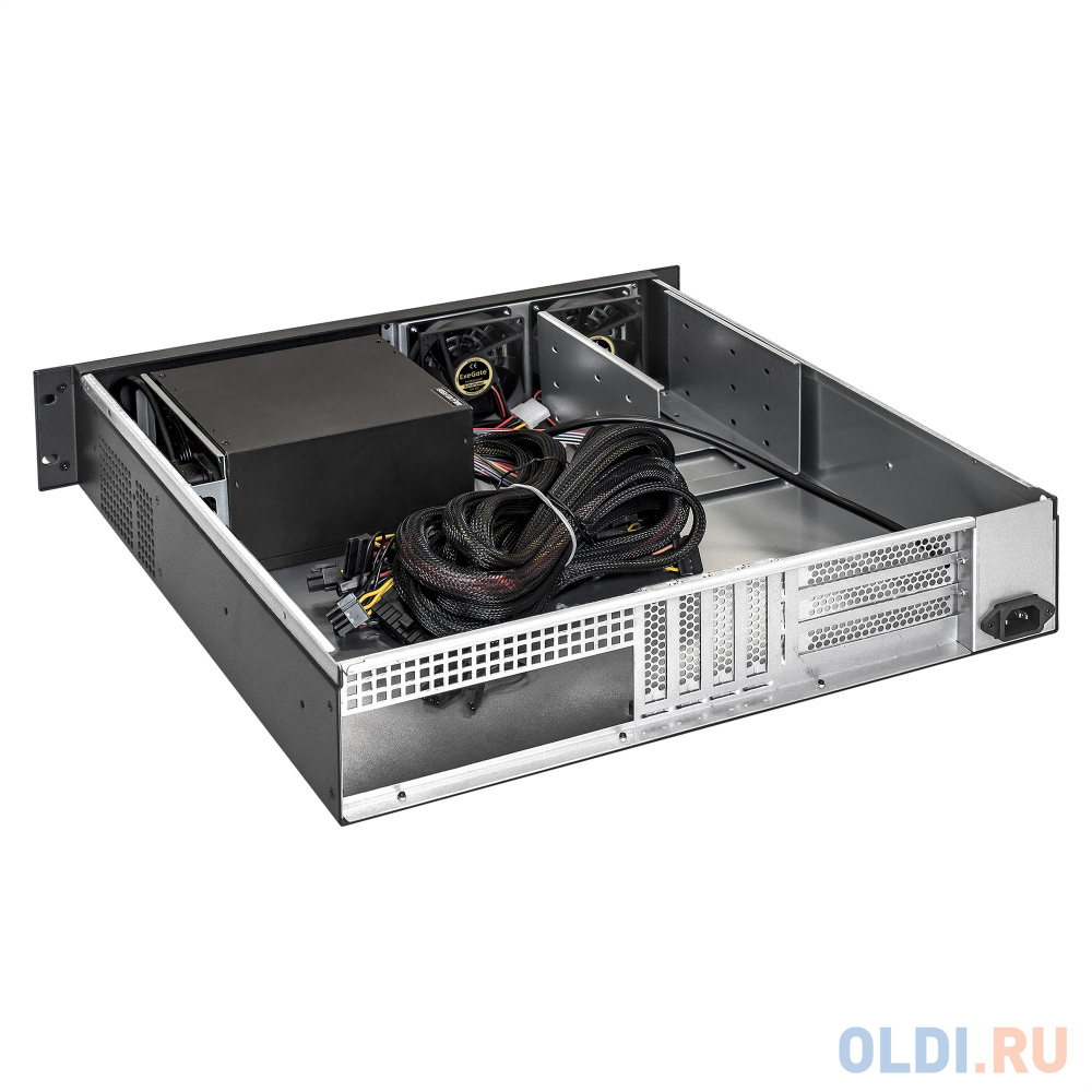 Серверный корпус ExeGate Pro 2U450-03 <RM 19", высота 2U, глубина 450, БП 600ADS, USB> в Москвe