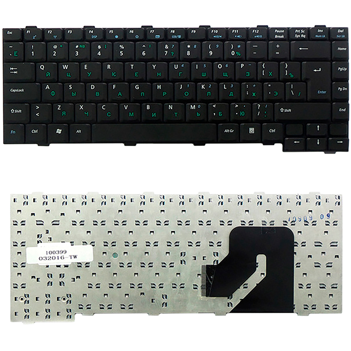 Клавиатура для ноутбука Asus W2, W2J, W2Jb, W2Jc, W2P, W2S Series. черный (TOP-100399)