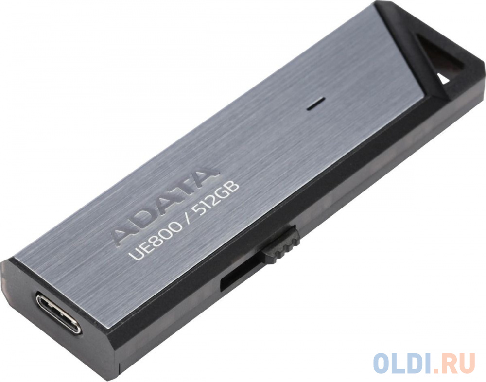 Флеш Диск A-Data 512Gb Type-C UE800 AELI-UE800-512G-CSG USB3.2 серебристый