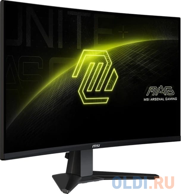 Монитор MSI 27" MAG 27CQ6F черный VA LED 1ms 16:9 HDMI полуматовая 1000:1 300cd 178гр/178гр 2560x1440 180Hz DP 2K 6.05кг