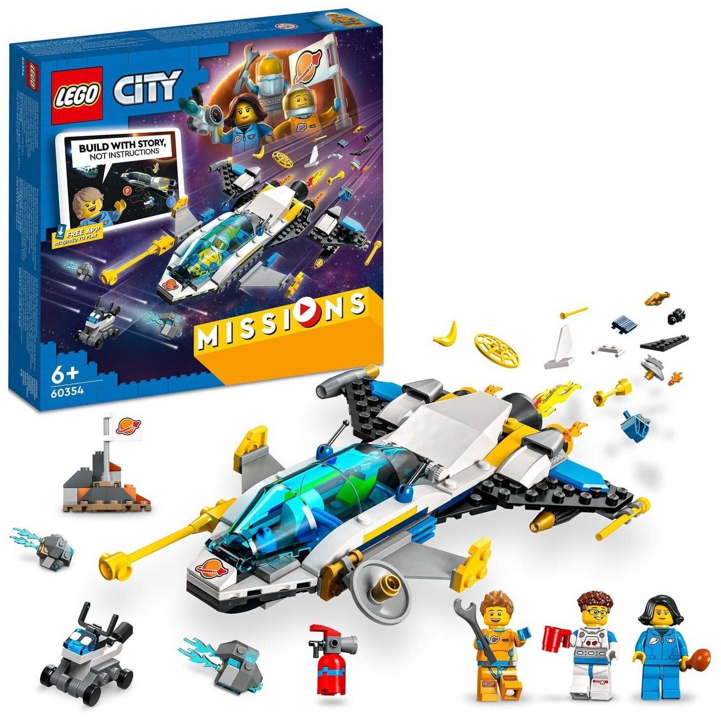 Конструктор LEGO City "Космическая миссия для исследования Марса" 60354