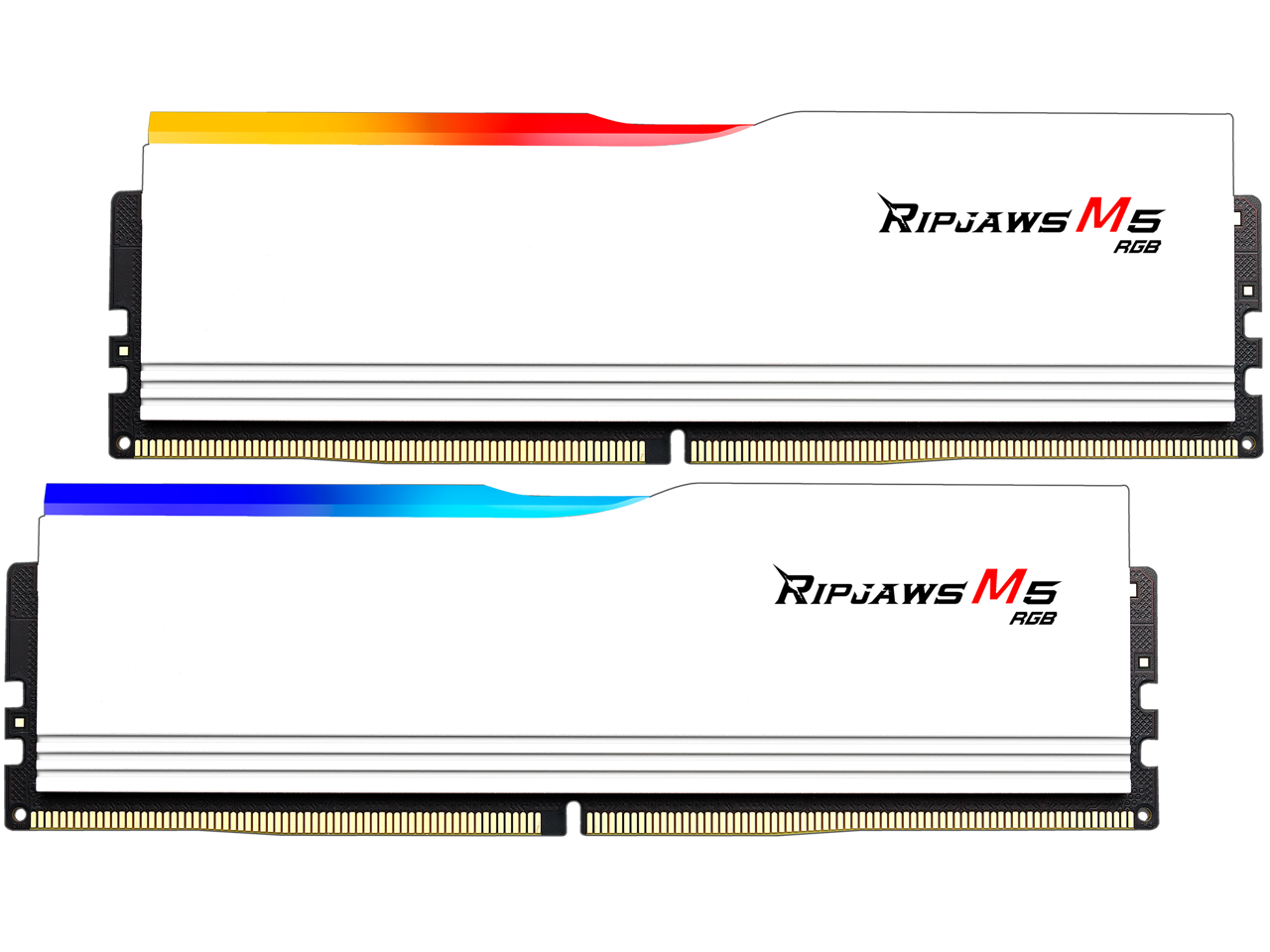 Комплект памяти DDR5 DIMM 32Gb (2x16Gb), 5600MHz, CL30, 1.25V, G.Skill RIPJAWS M5 RGB (F5-5600J3036D16GX2-RM5RW) Retail