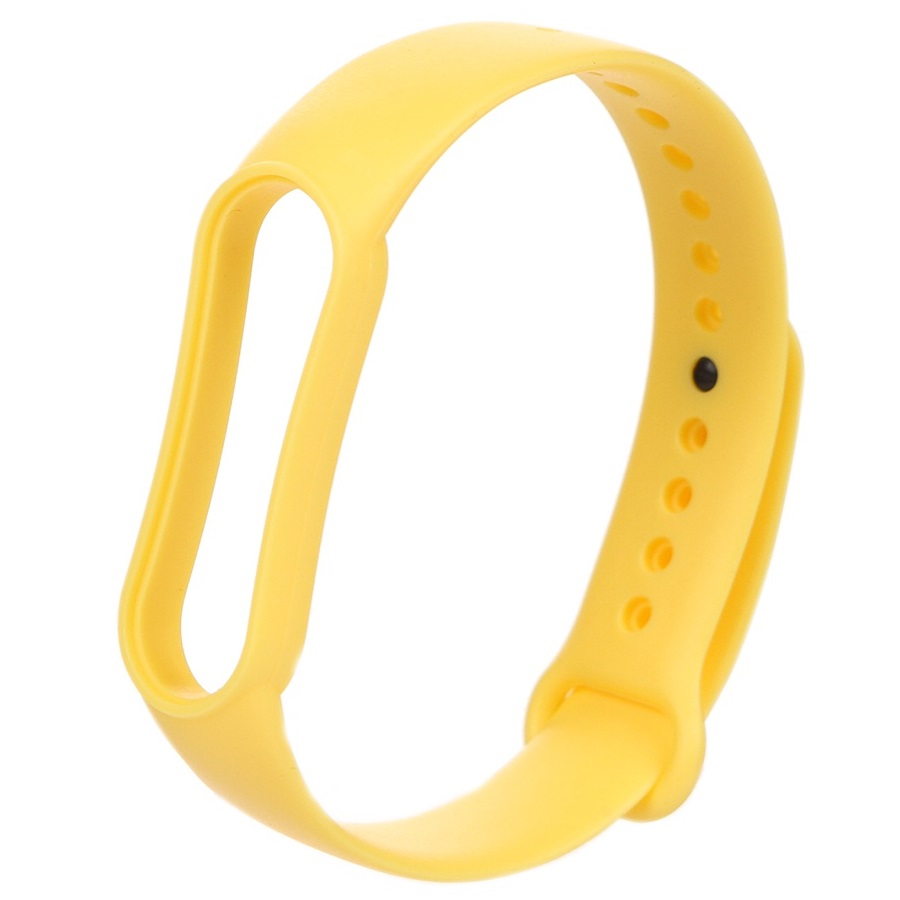 Ремешок Zibelino для Mi Band 5 Silicone Yellow ZBS-XIMB5-YEL