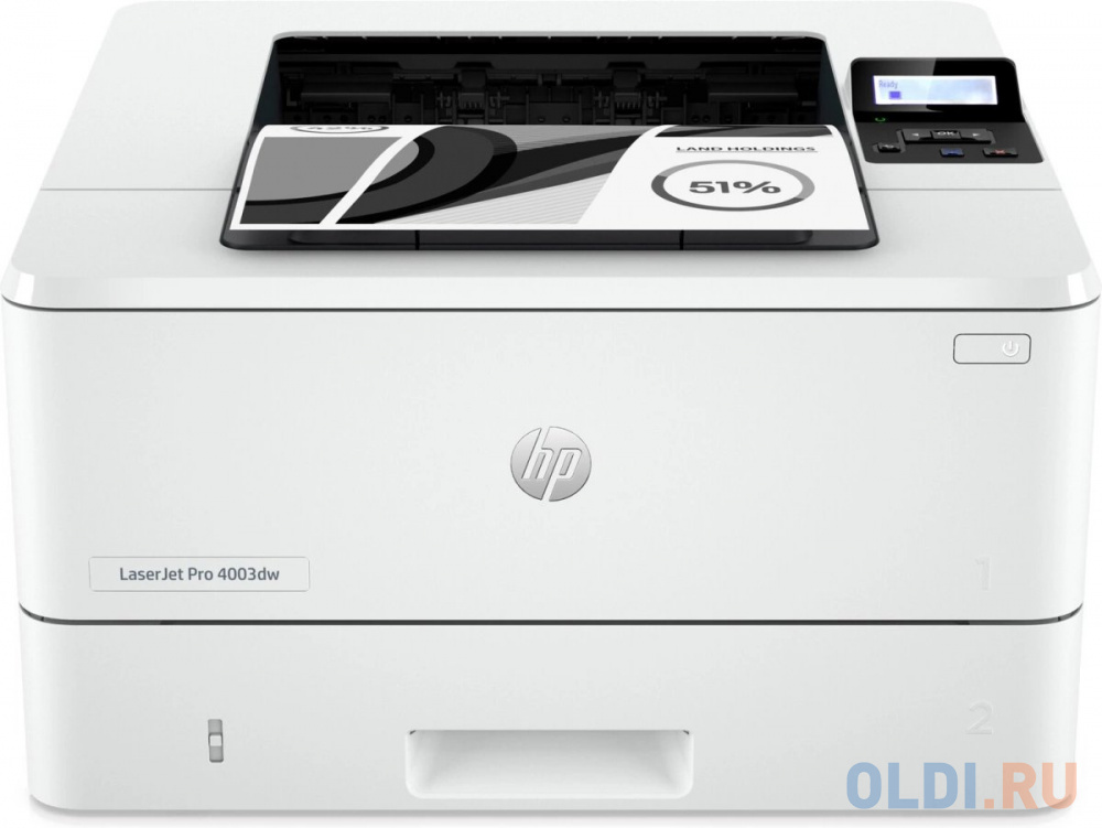 Принтер HP LaserJet Pro M4003dw (A4), 40 ppm, 256MB, 1.2 MHz, tray 100+250 pages, USB+Ethernet+Wi-Fii, Print Duplex, Duty - 80K pages в Москвe