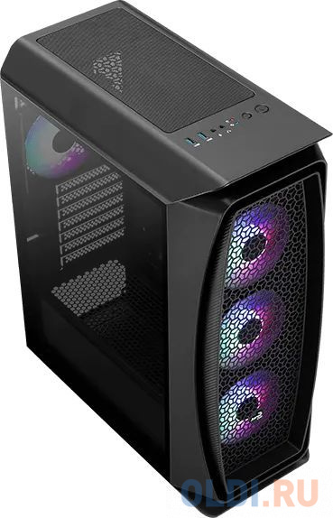 Корпус ATX Aerocool Aero One Frost-G-BK-v1 Без БП чёрный ACCM-PB17043.11