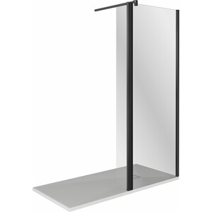 Душевой уголок Good Door Walk-In SP2 90х90 прозрачный, черный (SP2-90-C-B)