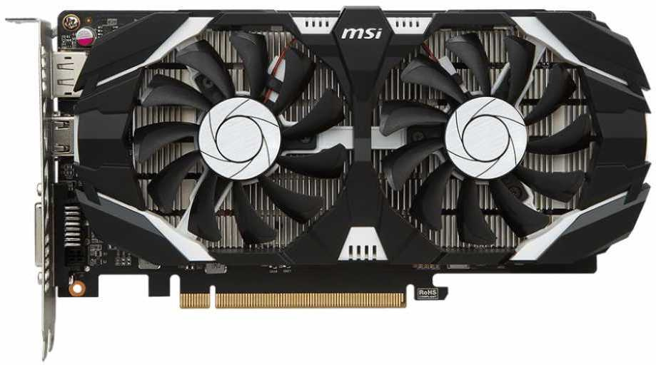 Видеокарта MSI GTX 1050TI 4096Mb (GTX 1050 Ti 4GT OCV1) в Москвe