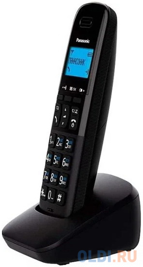 Panasonic KX-TG610RUB  (черный) {Беспроводной DECT,40 мелодий,телефонный справочник 120 зап.