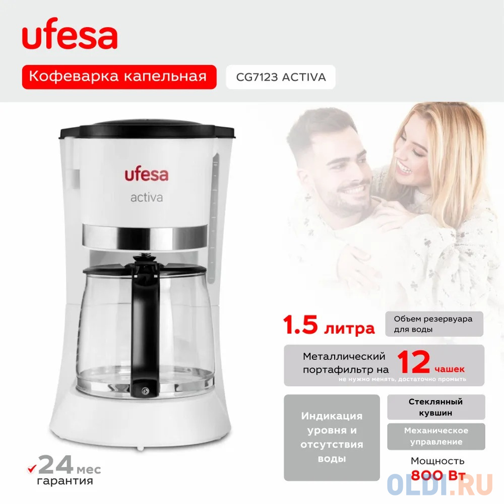 Кофеварка CG7123 ACTIVA UFESA в Москвe