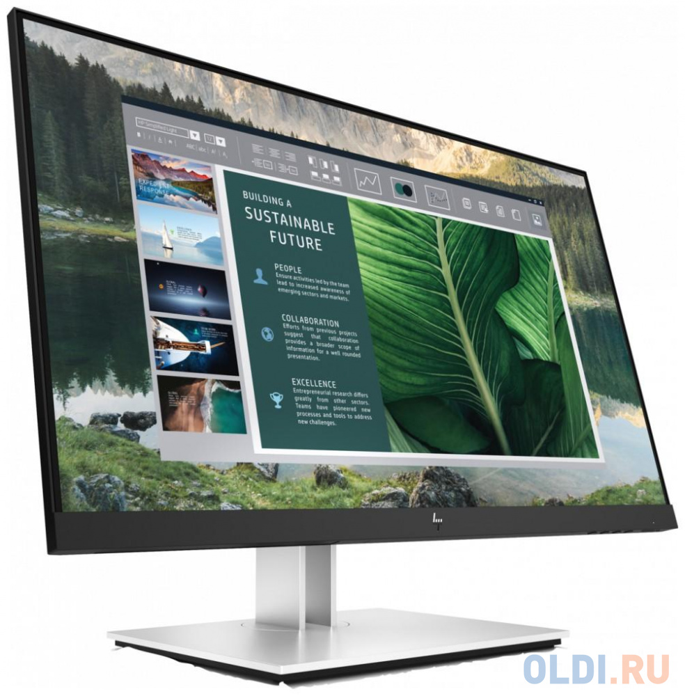 Монитор 23.8" HP E24u G4 черный IPS 1920x1080 250 cd/m^2 5 ms HDMI DisplayPort USB USB Type-C 189T0AA в Москвe