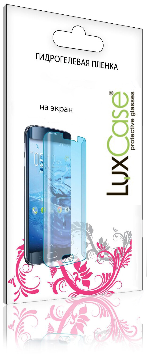 Гидрогелевая пленка LuxCase для Tecno Camon 18P, Прозрачная, 0,14 мм, Front