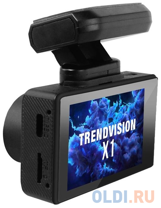 Видеорегистратор TrendVision X1 черный 1080x1920 150гр. GPS MSTAR 8336