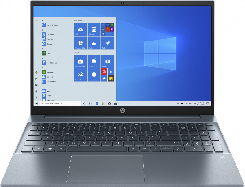 Ноутбук HP Pavilion 15-eg2012ci 15.6" IPS 1920x1080, Intel Core i7 1255U 1.7 ГГц, 16Gb RAM, 512Gb SSD, без OC, синий (6G7Z7EA)