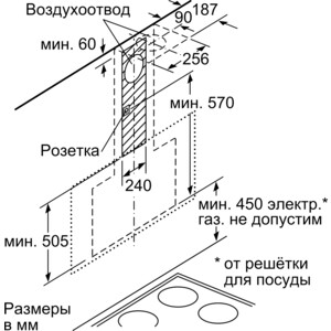 Вытяжка Bosch DWF97RV60