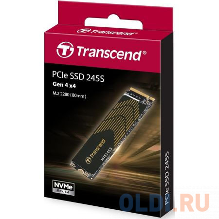 Твердотельный диск 250GB Transcend GMTE245S, 3D TLC NAND, M.2 2280,PCIe Gen3x4, DRAM-less в Москвe