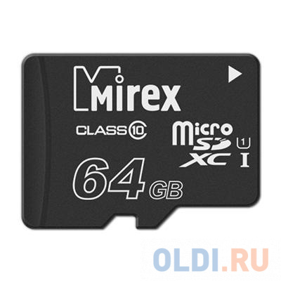 Флеш карта microSD 64GB Mirex microSDXC Class 10 UHS-I 13612-MC10SD64