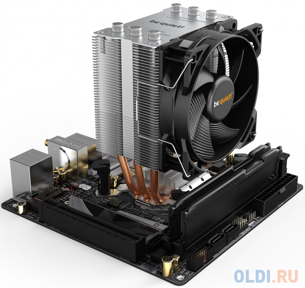 be quiet! PURE ROCK SLIM 2 / LGA 115x;AM3(+),AM4 / 130W TDP / PWM / BK030 / RTL в Москвe