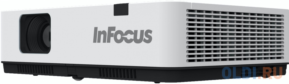 Проектор INFOCUS [IN1039] 3LCD, 4200 lm, WUXGA, 1.262.09, 50000:1, (Full 3D), 16W, 2хHDMI 1.4b, VGA in, CompositeIN, 3,5 mm audio IN, RCAx2 IN, USB-A,
