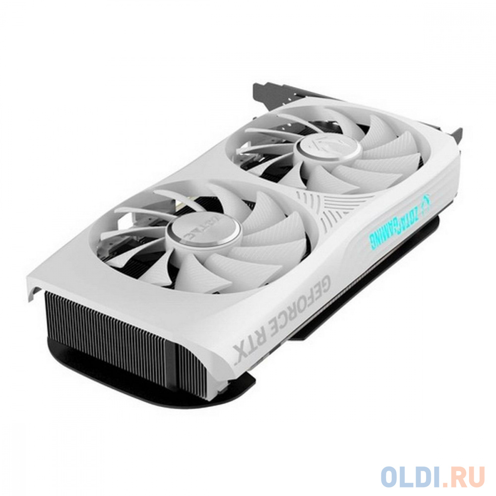 Видеокарта Zotac RTX4060Ti 8GB TWIN EDGE OC WHITE ED GDDR6 128bit 3xDP HDMI 2FAN Medium Pack