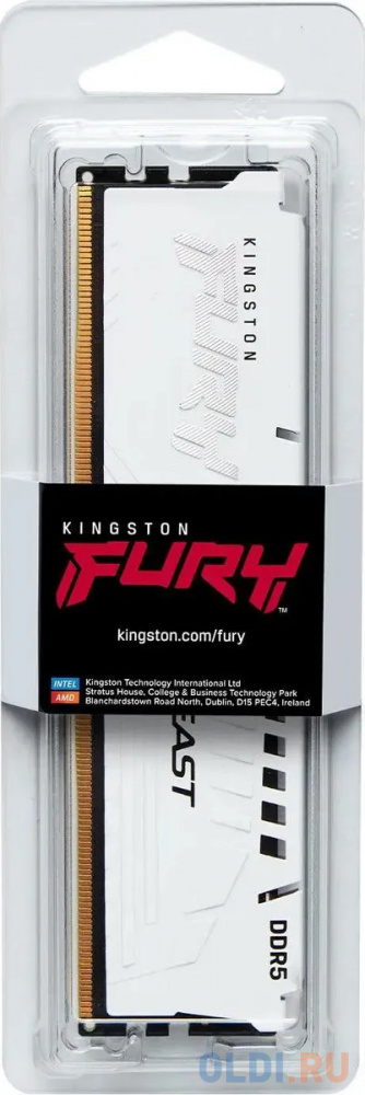 Память DDR5 16GB 5600MHz Kingston KF556C36BWE-16 Fury Beast Expo RTL Gaming PC5-44800 CL36 DIMM 288-pin 1.25В kit single rank с радиатором Ret в Москвe