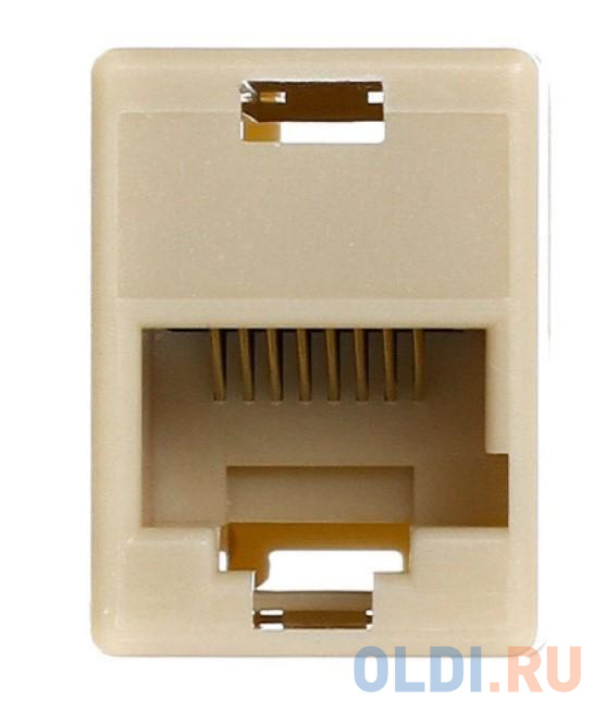 Модуль RJ-45 - RJ-45 проходной, кат. 5e VCOM <VTE7713-1/10> (10 шт. в уп-ке)