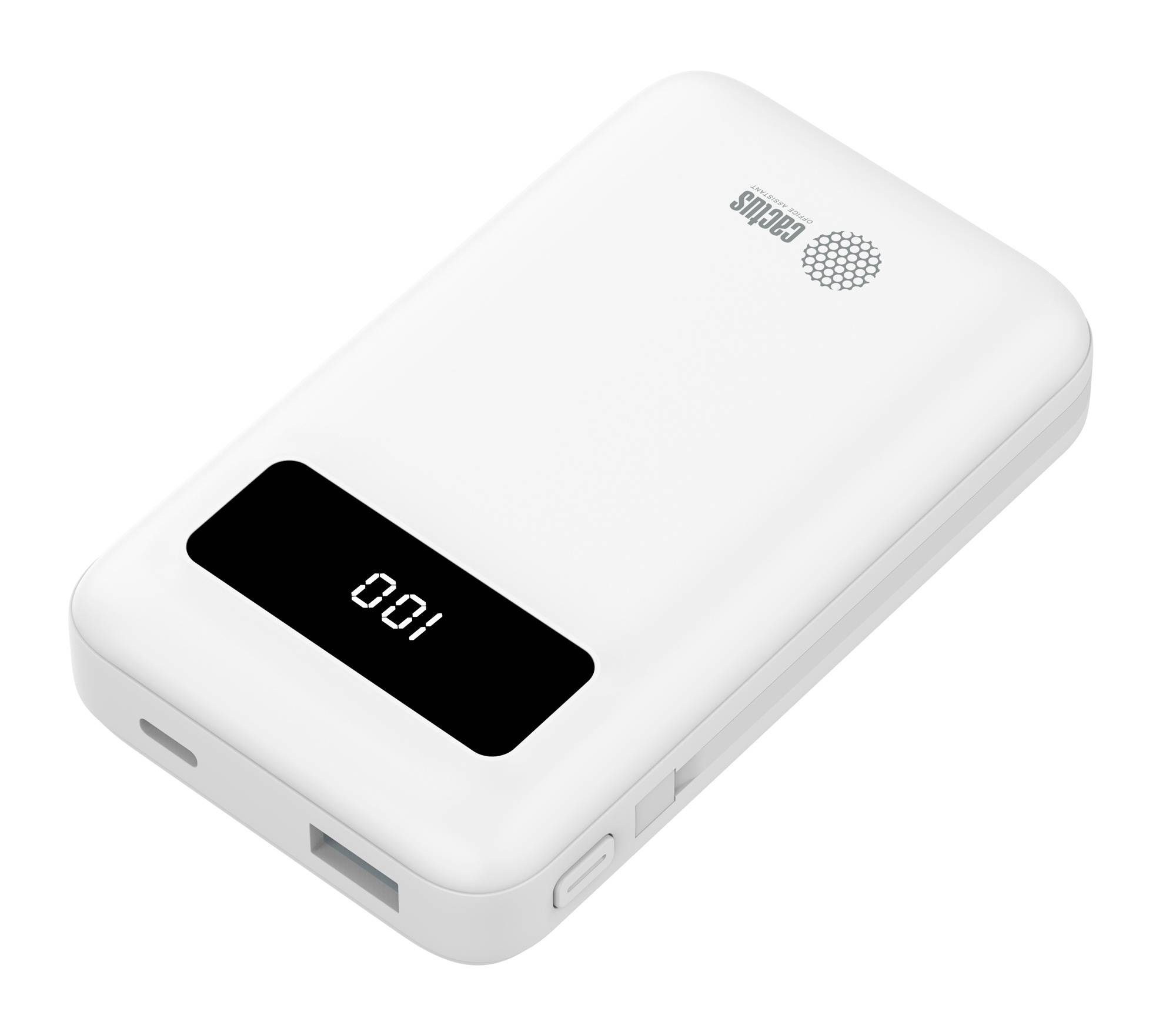 Мобильный аккумулятор CACTUS CS-PBFSNT-10000 белый