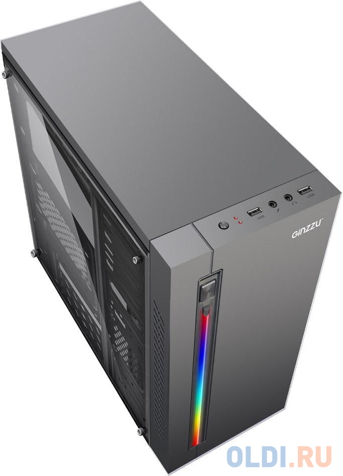 Корпус ATX GINZZU Ginzzu D370 Без БП чёрный