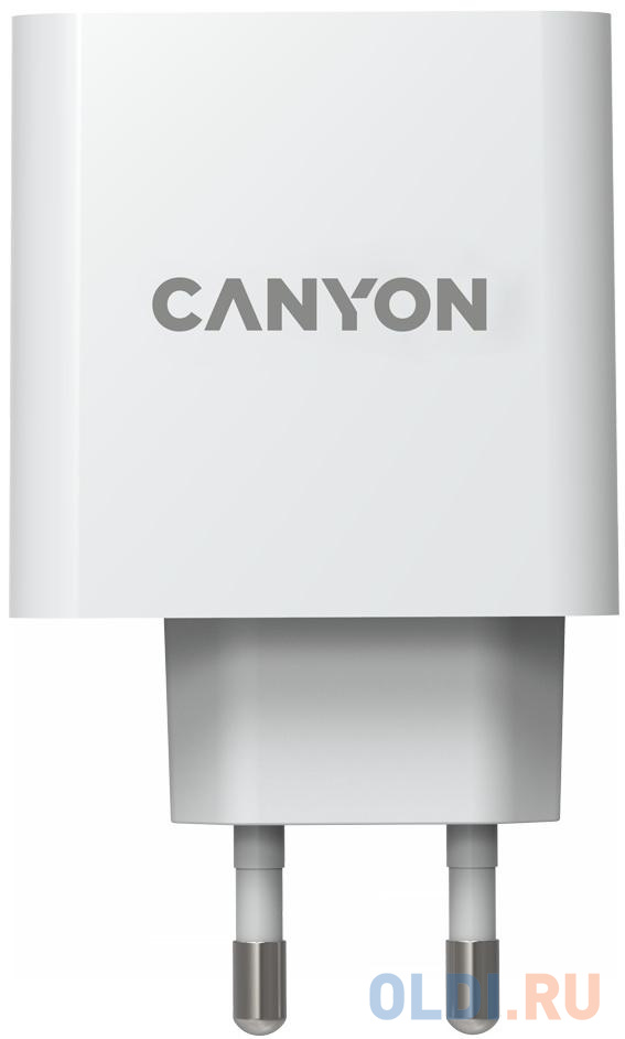 Зарядное устройство Canyon H-65 4.2А USB-C белый