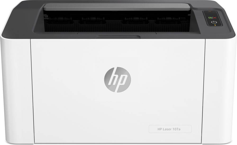 Принтер HP Laser 107a белый/черный (4zb77a)