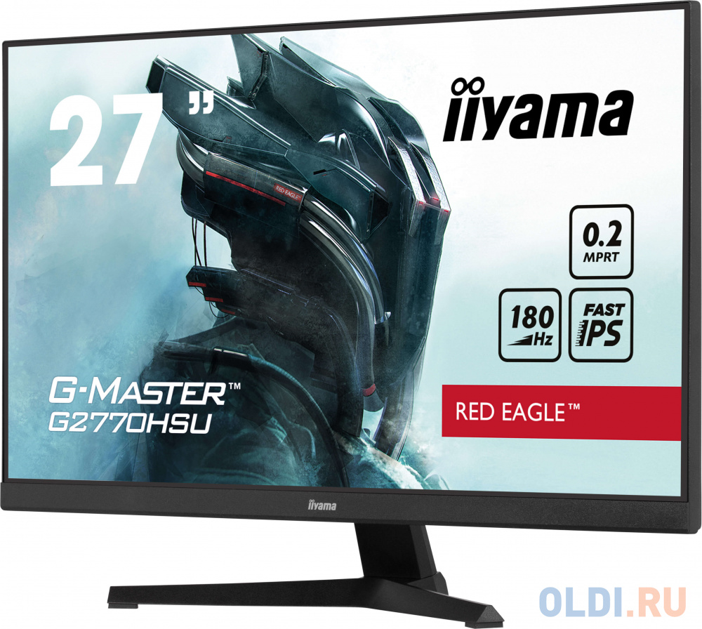 Монитор LCD 27'' 16:9 1920х1080(FHD) IPS, 240 Hz, 300 cd/m2, H178°/V178°, 1000:1, 80M:1, 16.7M, 0,1 ms, HDMI, DP, USB-Hub, Tilt, Speakers, 3